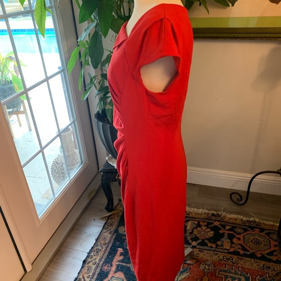 LK Bennett Davina Red Dress - Picture 9 of 13